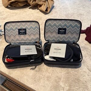 Delta One Missoni travel cases - NWT